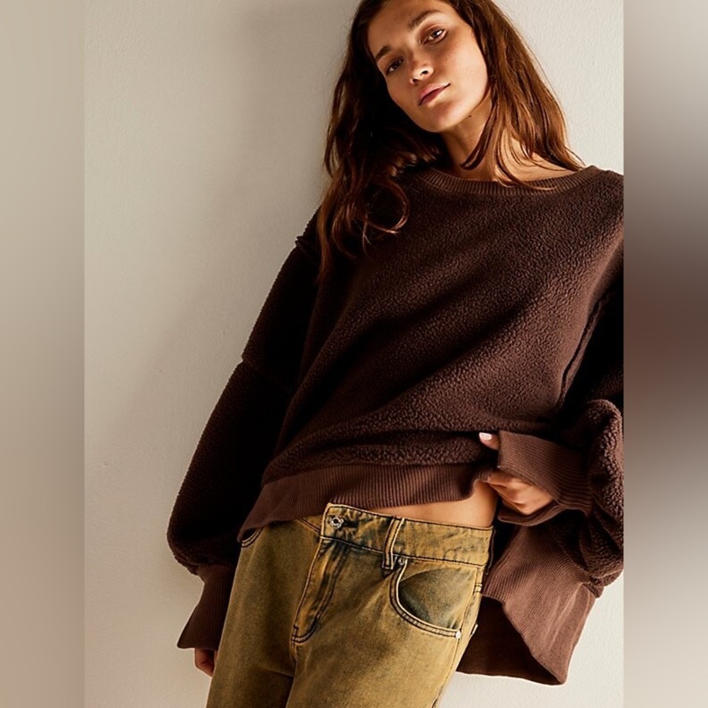 Free People NWOT We The Free Cozy Camden Sweatshirt
